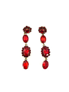 Red earrings