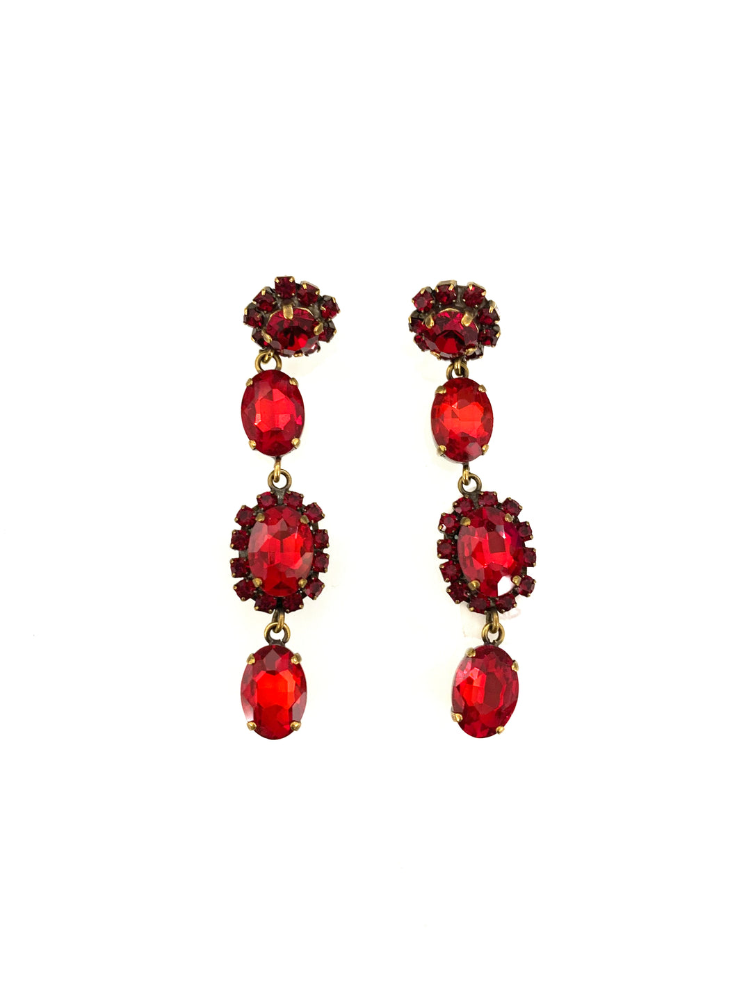 Red earrings