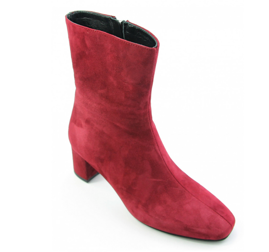 Suede ankle boots