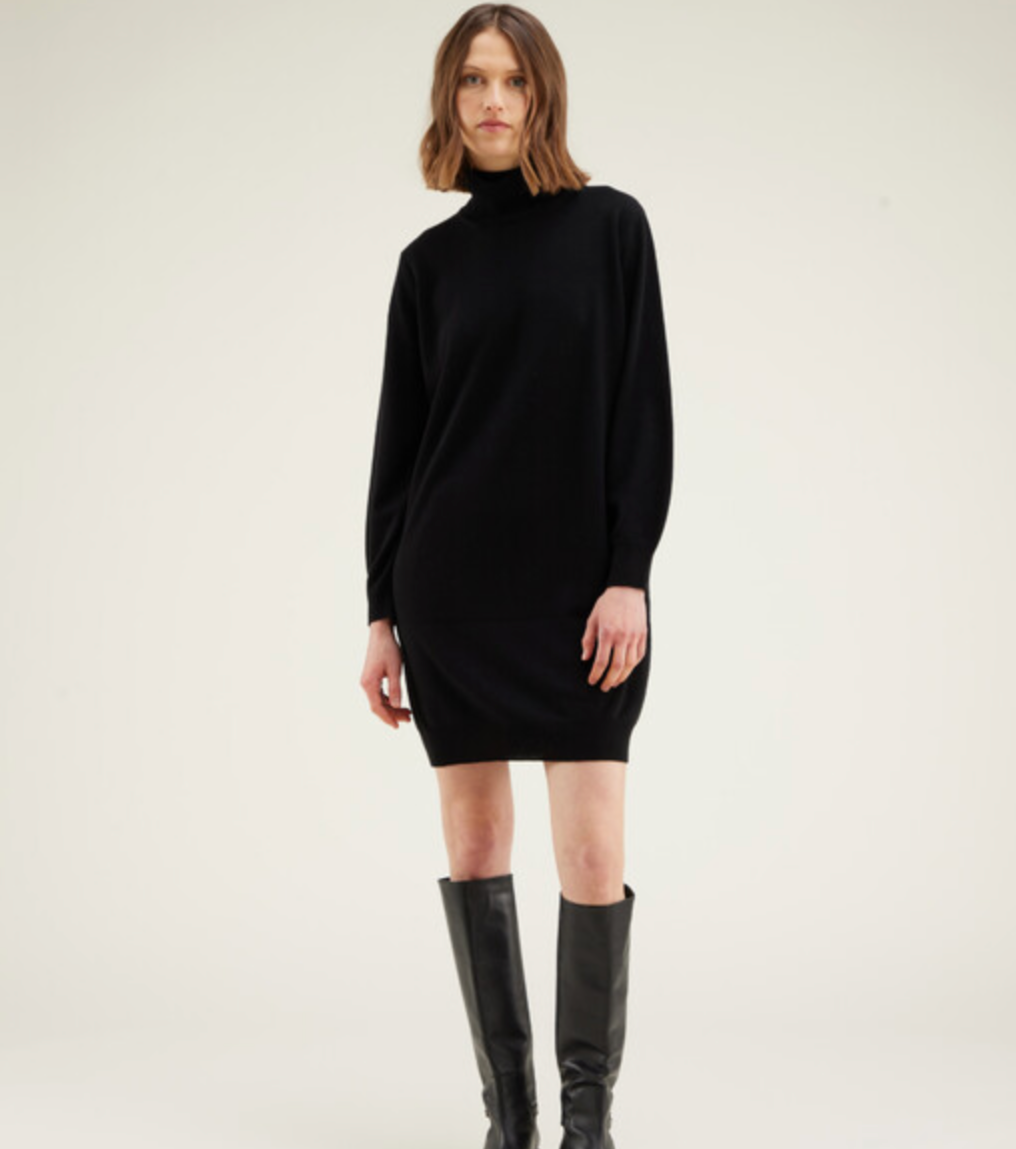 Turtleneck dress