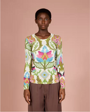 Carica l'immagine nel visualizzatore di Gallery, Floral print crewneck jumper
