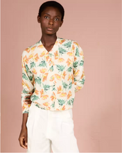 Carica l'immagine nel visualizzatore di Gallery, Floral print asymmetric cardigan
