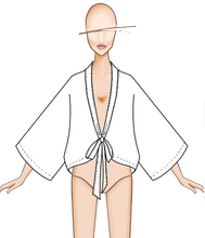 Carica l'immagine nel visualizzatore di Gallery, Twill viscose kimono
