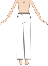 Carica l'immagine nel visualizzatore di Gallery, Twill viscose trousers
