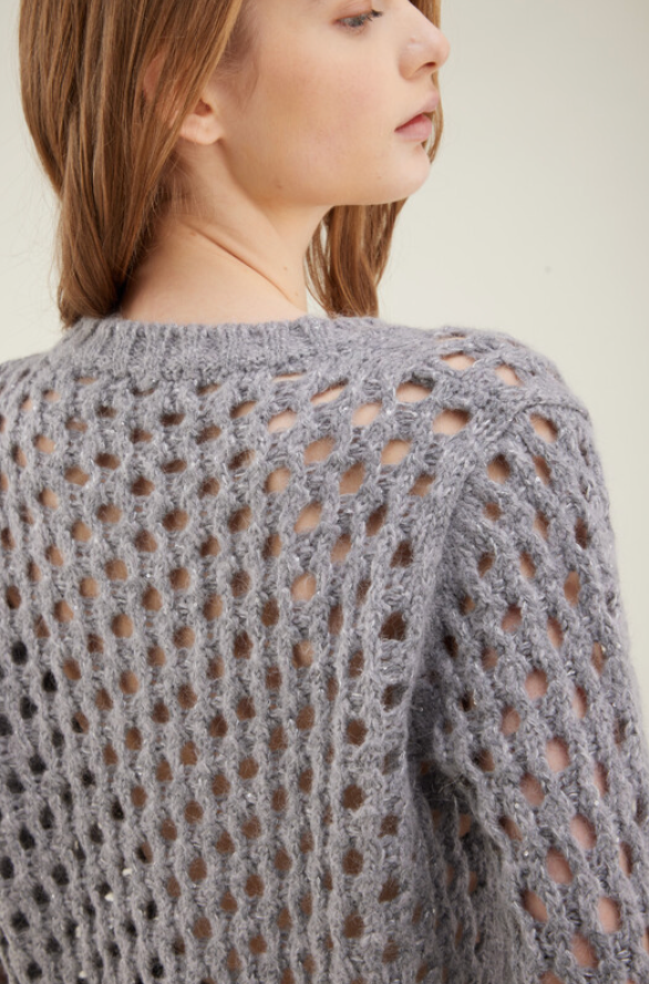 Micro-paillettes sweater